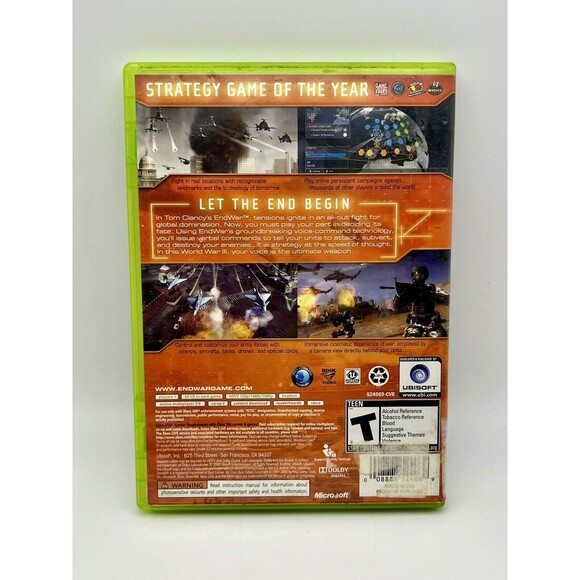 Tom Clancy's EndWar Microsoft Xbox 360 2008 CIB Used - TESTED & WORKING - Picture 3 of 6